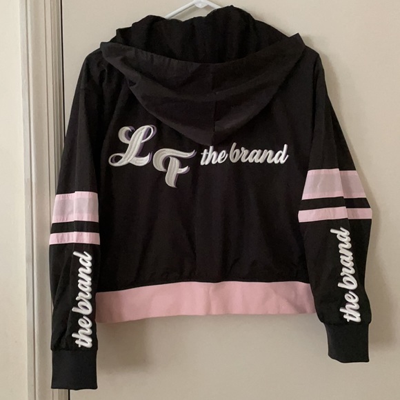 LF the Brand Tracksuit w Windbreaker & Track Pants Joggers Logo Striped Zip Up - Picture 9 of 15
